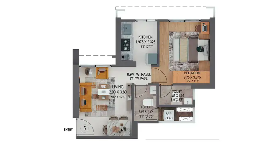 Mirai Thane West Floor Plan Images
